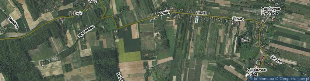 Zdjęcie satelitarne Jabłoniowa ul.